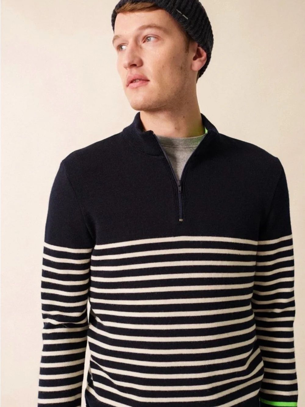 SAINT-JAMES Striped wool knitted jersey - VAL THORENS NWT